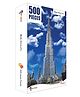 Popcorn Games & Puzzles Burj Khalifa 500 Piece Jigsaw Puzzle - Fun & Challenging Puzzle Game for Kids 7+ and Adults | Indoor Brain Booster & Gift for Boys and Girl