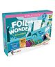 POPCORN Foil Wonder Animal World  No-Mess Art & Craft Activity Kit for Kids Ages 48 | Creative Travel Toy & Gift