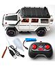 The Flyers Bay Mercedes-Benz G RC Car, 1:22 Scale,Die-Cast Model with Openable Doors, Lights and Smoke Effects, Toy for Kids (White)