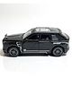 The Flyers Bay 1:32 Scale DieCast Metal Pull-Back Action Openable Doors Lights and Music Rolls-Royce Cullinan Premium Car Toy for Kids Realistic Miniature Model Gift 2+yrs Girls Boys (Black)