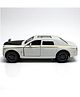 The Flyers Bay 1:32 Scale DieCast Metal Pull-Back Action Openable Doors, Lights and Music Rolls-Royce Phantom Premium Car Toy for Kids Realistic Miniature Model Gift 2+yrs Girls Boys Available (White)