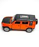 The Flyers Bay 1:32 Scale DieCast Metal Pull-Back Action Openable Doors Premium Land Rover Car Toy for Kids Realistic Miniature Model Gift 2+yrs Girls Boys (Orange)