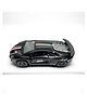The Flyers Bay 1:32 Scale DieCast Metal Pull-Back Action Openable Doors Premium Car Toy for Kids Realistic Miniature Model Gift 2+yrs Girls Boys (Black)