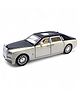 The Flyers Bay 1:32 Scale DieCast Metal Pull-Back Action Openable Doors Premium Rolls-Royce Car Toy for Kids Realistic Miniature Model Gift 2+yrs Girls Boys (White)