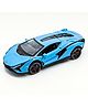 The Flyers Bay 1:32 Scale DieCast Metal Pull-Back Action Openable Doors Premium Car Toy for Kids Realistic Miniature Model Gift 2+yrs Girls Boys (Sky Blue)