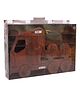 Fiddlys Wooden Premium Car Parking Station  Maximize Space and Organize Your Garage-for Girls & Boys (Brown)