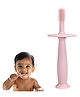 Kidology 360 Baby Teether Toothbrush with Suction Base Toy - Pink