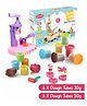 Aditi Toys Clay & Dough Play Set  Ice Cream Maker with Color Dough Tubes (6X50g Each) + (6X30g Each) Non-Toxic, Safe for Kids 3+ Years
