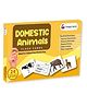 Hungry Brain Domestic Animals 24 Flash Cards - Multicolor