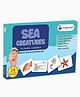 Hungry Brain Sea Creatures 24 Flash Cards - Multicolor
