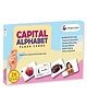 Hungry Brain Capital Alphabet 26 Flash Cards - Multicolor