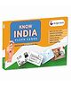 Hungry Brain Know India 24 Flash Cards - Multicolor