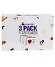 My First Pack of 3B Flash Cards for Toddlers, 72 Cards - 144 Sides, Actions, Domestic Animals, Transport, Montessori, Educational, Kindergarten, Preschool Learning Activities, Kids, 1-4 Years Babies