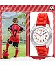 Kool kidz Colour Blocked Analogue Watch - Red