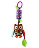 BitFeex Owl Hanging Toy with Teether  Soft Plush Rattle Toy with Hook and Silicone Teether for Sensory Learning  Perfect Gift for Newborns and Toddlers 012 Months