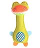 BitFeex Soft Plush Baby Rattle Toy  Animal Shaped Hanging Hand Toy with Bell Sound for Infant Boys and Girls Perfect Baby Gift With chu-chu Sound-Green