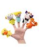 BitFeex Finger Puppets Set  Soft Plush Animal Finger Toys for Kids, Perfect for Storytelling, Learning, and Party Fun, Boys and Girls Age 0 Months and Up-Pack of 5 Pcs - Height 15 cm