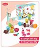 Aditi Toys Clay & Dough Play Set Ice Cream Maker Ivory with Color Dough Tubes (6X50g Each) + (6X30g Each) Non-Toxic, Safe for Kids 3+ Years