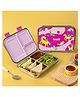 Basil Stainless Steel 3 Compartment Bento Neo Lunch Box for Kids, New & Improved, Easy to Open/Close - Pixie Dash