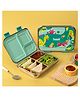 Basil Stainless Steel 3 Compartment Bento Neo Lunch Box for Kids, New & Improved, Easy to Open/Close Lunch Box - Hocus Docus