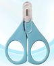 Junior Joe Baby Nail Scissors with Protective Cap  Safe Rounded Tips, Soft-Grip Handles (Blue)