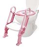 Junior Joe Pink Potty Training Seat with Foldable Ladder  Cushioned Anti-Slip Toilet Trainer for Girls (17 Years)