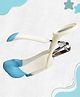 Junior Joe Baby Nail Cutter with Safety Grip & Magnifying Glass  Blue & White