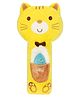 Junior Joe Cat-Shaped Plush Seatbelt Cover cum Neck Pillow  Soft, Cute & Comfortable Travel Buddy for Kids (Yellow)