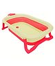 Junior Joe Foldable Baby Bathtub  light pink & cream | Spacious, Anti-Slip Design | Suitable for Newborn to Toddler