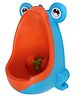 Junior Joe Wall-Mounted Potty Urinal for Boys | Adjustable Height | Detachable Inner Bowl | Rotating Windmill Target | Age 8 Months  6 Years (Blue & Red)