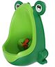 Junior Joe Wall-Mounted Potty Urinal for Boys | Adjustable Height | Detachable Inner Bowl | Rotating Windmill Target | Age 8 Months  6 Years (Green & Parrot)