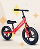 Junior Joe 12 Inch Pedal Free Balance Bike for Kids | Carbon Steel Frame | EVA Foam Tires| Adjustable Seat and 360° Handlebar | (Red)