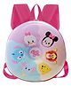 Junior Joe Colorful Hard Shell School Backpack for Kids  Glossy Surface, Soft Straps & Cute Cartoon Print - Height 11 Inches