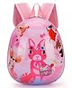 Junior Joe Colorful Hard Shell School Backpack for Kids  Glossy Surface, Soft Straps & Cute Cartoon Print - Height 11 Inches