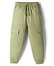 Kookie Kids Premium Heavy Gauge Terry Knit Full Length Solid Colour Jogger - Olive Green