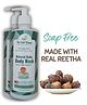 Indimums Reetha-Based Natural Baby Body Wash - Protects Natural Oils & Promotes Skin Health, Suitable for Newborns, Toddlers and Kids,Gentle, No Tear | 2X 500 ml | 1 Litre