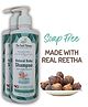 Indimums Reetha-Shikakai Natural Baby Shampoo - Promotes Healthy Scalp & Hair, Gentle, Tear-free, Easy-to-Wash & Moisturising, 0 months+, 2X 500ml | 1 Litre