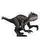 Jurassic World Ultimate Damage Scorpios Rex Dinosaur Toy Figure with Damage, Light & Sound Toy - Grey