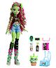 Monster High Venus McFlytrap Fashion Doll with Pet Chewlian and Accessories - Green