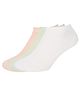 SOCKSXPRESS Cotton Pack Of 3 Solid Socks - Green White & Pink