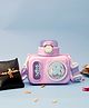 Paper Moon Camera Water Bottle with Chota Bheem Rakhi Gift Set Combo for kids with a Raksha Bandhan card and roli chawal - Multicolor