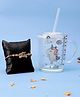 Paper Moon Rocking bro Rakhi gift set combo with Mug sipper and roli chawal card - Multicolor