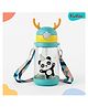 Kritiu Cartoon Printed BPA Free Kids Sipper Water Bottle 600ml -Green ( Print May Vary )