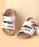 Babyoye Disney Sandals with Velcro Closure & Minnie Mouse Print - Pink