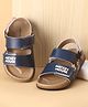 Babyoye Disney Sandals with Velcro Closure & Mickey Mouse Print - Navy Blue