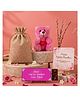 Expelite Rakhi Chocolate Gift for Sister with Cool Bhen Theme 35g Chocolate Bar and, Teddy  Greeting Card