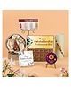 Expelite Best Rakshabandhan Chocolate Gift For Bhai with Rakhi, Tika Set, Guardian Bell, Greeting Card and Professional Bhai Theme 35g Chocolate Bar