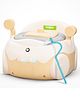 Baybee Cushy Toilet Potty Chair for Kids 1-5 Years, Baby Potty training Seat with Easy Grip Handles for Babies, RGB Lights & Music, Non-Slip Splash Guard, Baby potty seat for 0 to 5 years (Yellow)