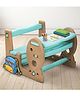 BAYBEE 4 in 1 Baby Study Table & Chair Set for 3-7 Years Kids Desk Set | Reading & Writing Study Table for Kids with Chair Children 2 to 8 Years (Blue)