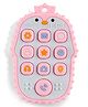 Intellibaby Penguin Mobile Teether - Pink | Soft BPA-Free Silicone Teething Toy for Babies | Soothing Aid for Biting & Gum Relief | Fun Activity | Paediatrician Approved | BIS Certified | For Gifting